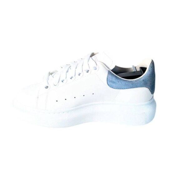 ALEXANDER MCQUEEN Wmns Oversized Sneaker "White Dream Blue' Size 35 - Picture 8 of 10